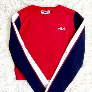 Women’s long sleeve fila top